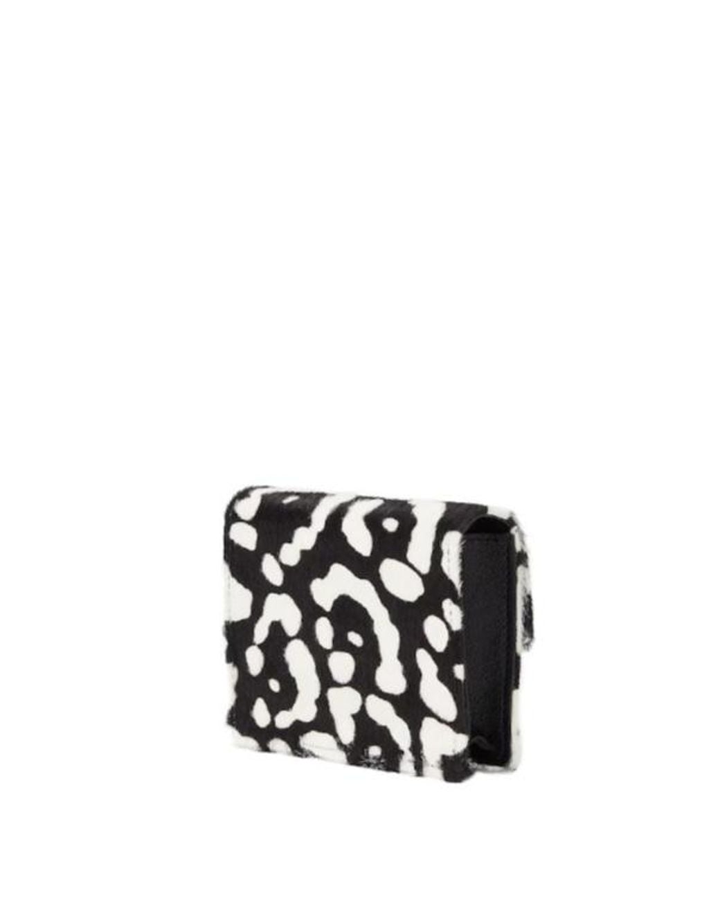 Fendi White Cavallino Card Holder