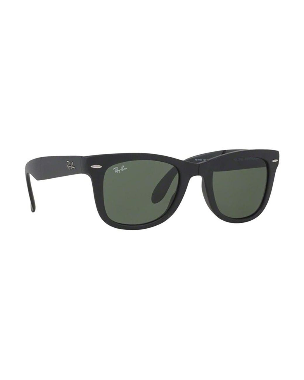 Ray-Ban Green Wayfarer Folding Classic Square Frame Sunglasses for men