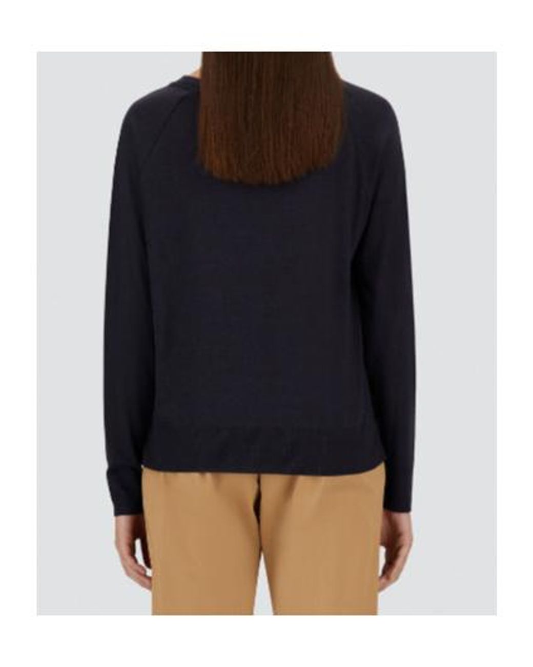 Herno Blue Crewneck Ribbed T-Shirt