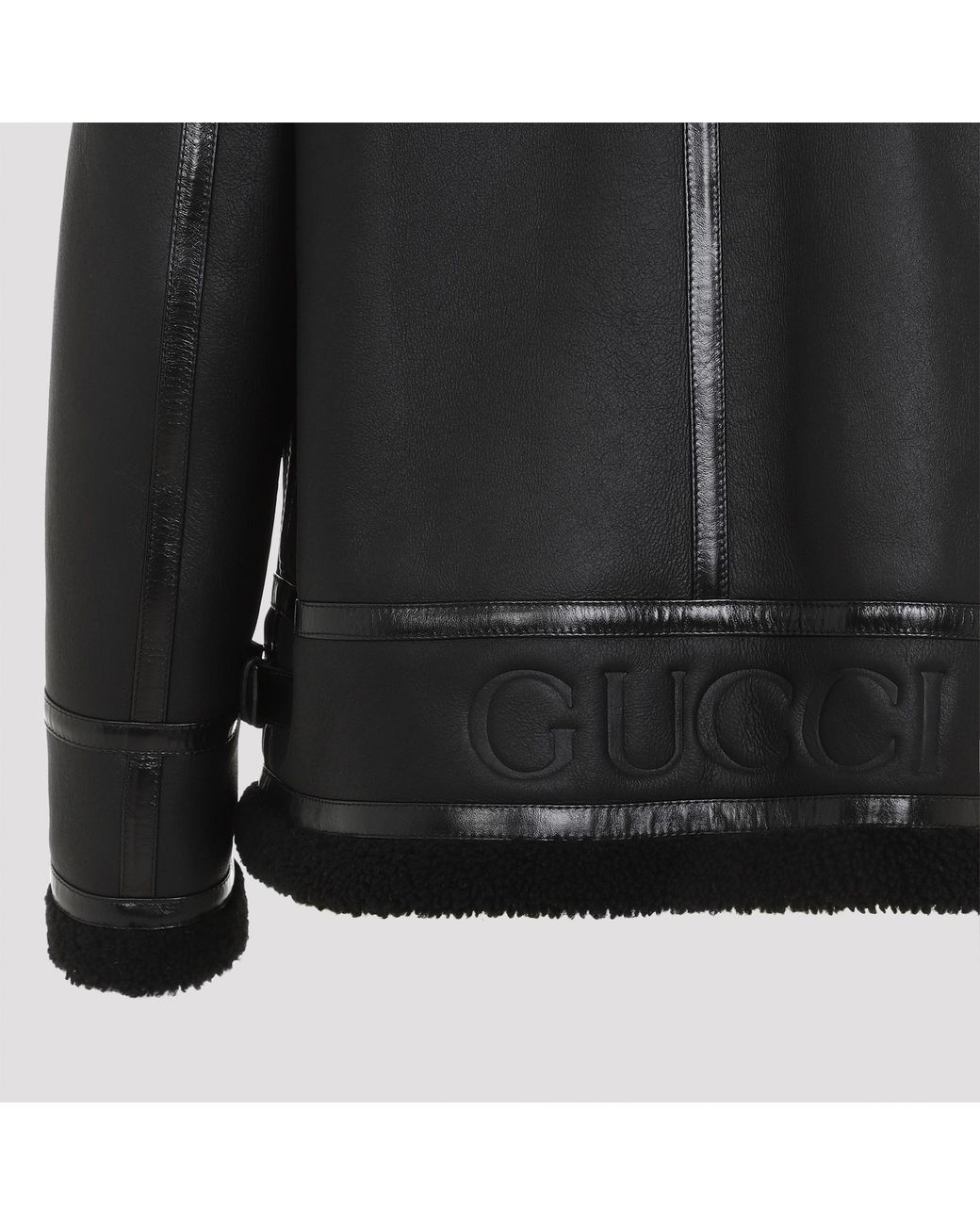 Gucci Black Collared Zip-Up Jacket
