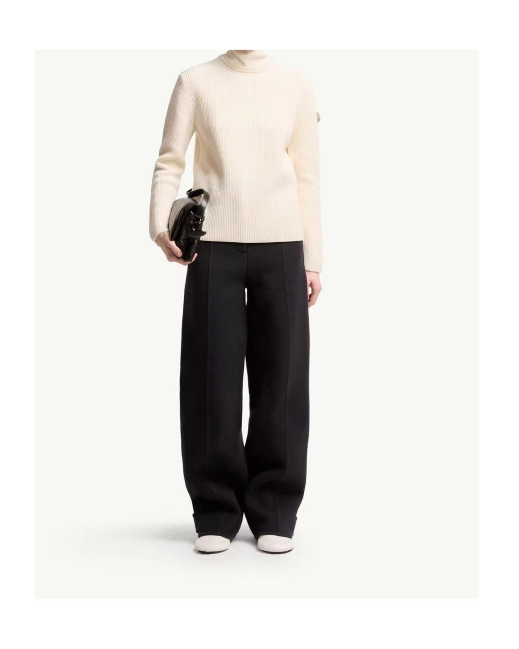 Moncler Natural Jil Sander Wool Sweater
