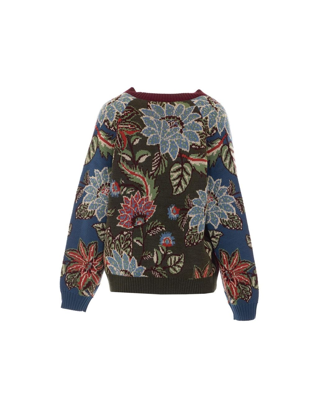 Farm Rio Purple Long-Sleeve Knit Cardigan