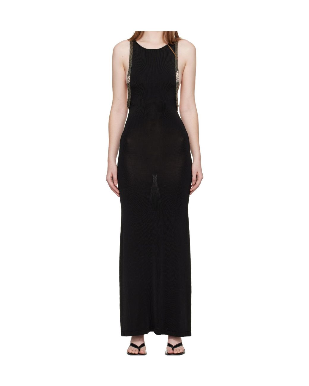 AYA MUSE Black Luz Sleeveless Maxi Dress