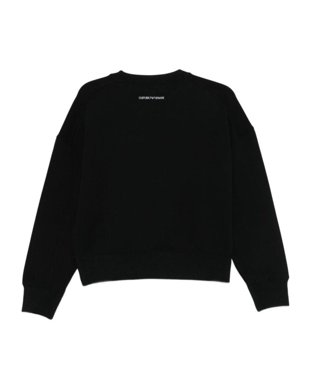 Emporio Armani Black Logo-Detail Sweatshirt
