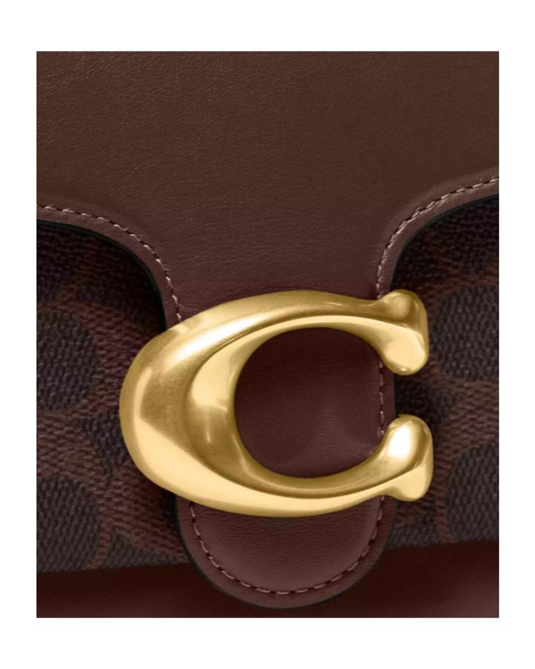 COACH Brown Tabby 26 Foldover Top Shoulder Bag
