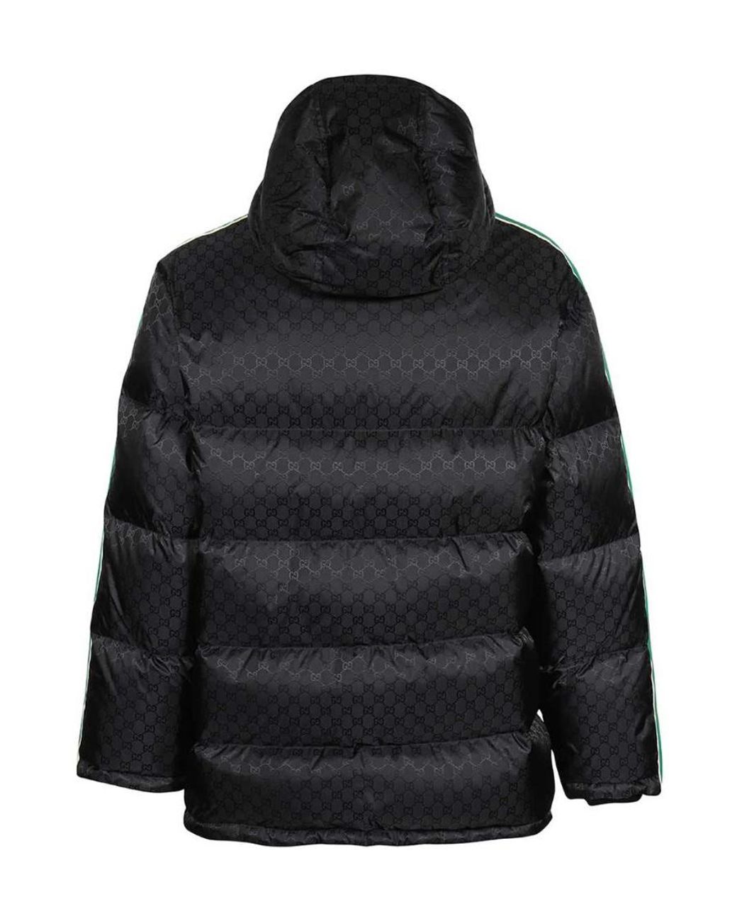 Gucci Black Jumbo Gg Hooded Jacket for men