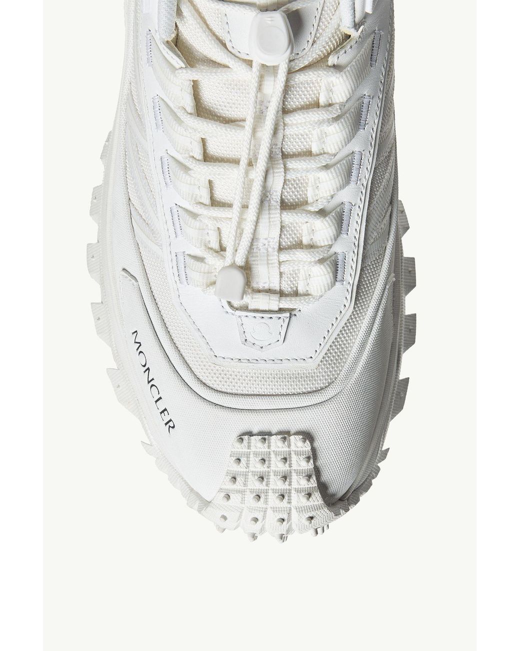 Moncler White Trailgrip Gtx Low Top Sneakers