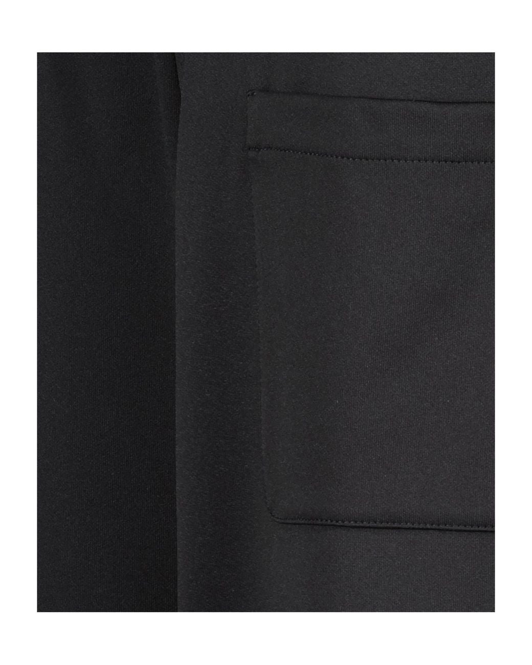 Fendi Black Wide-Leg Drawstring Track Trousers for men