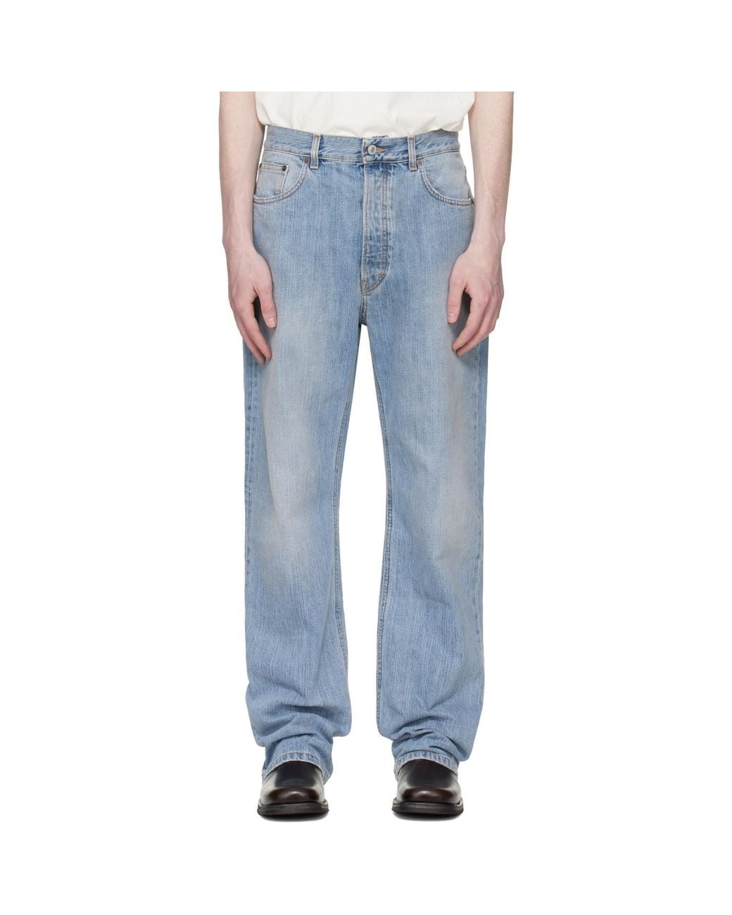 Jeanerica Blue Five-Pocket Jeans for men