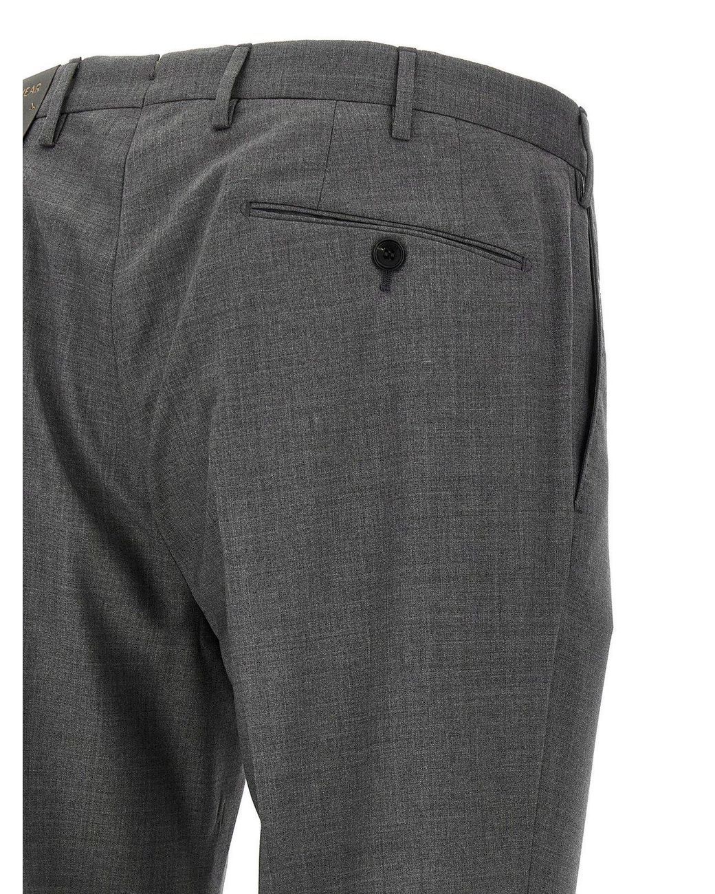 Incotex Gray インコテックス モデロ 35 スリムフィット パンツ for men