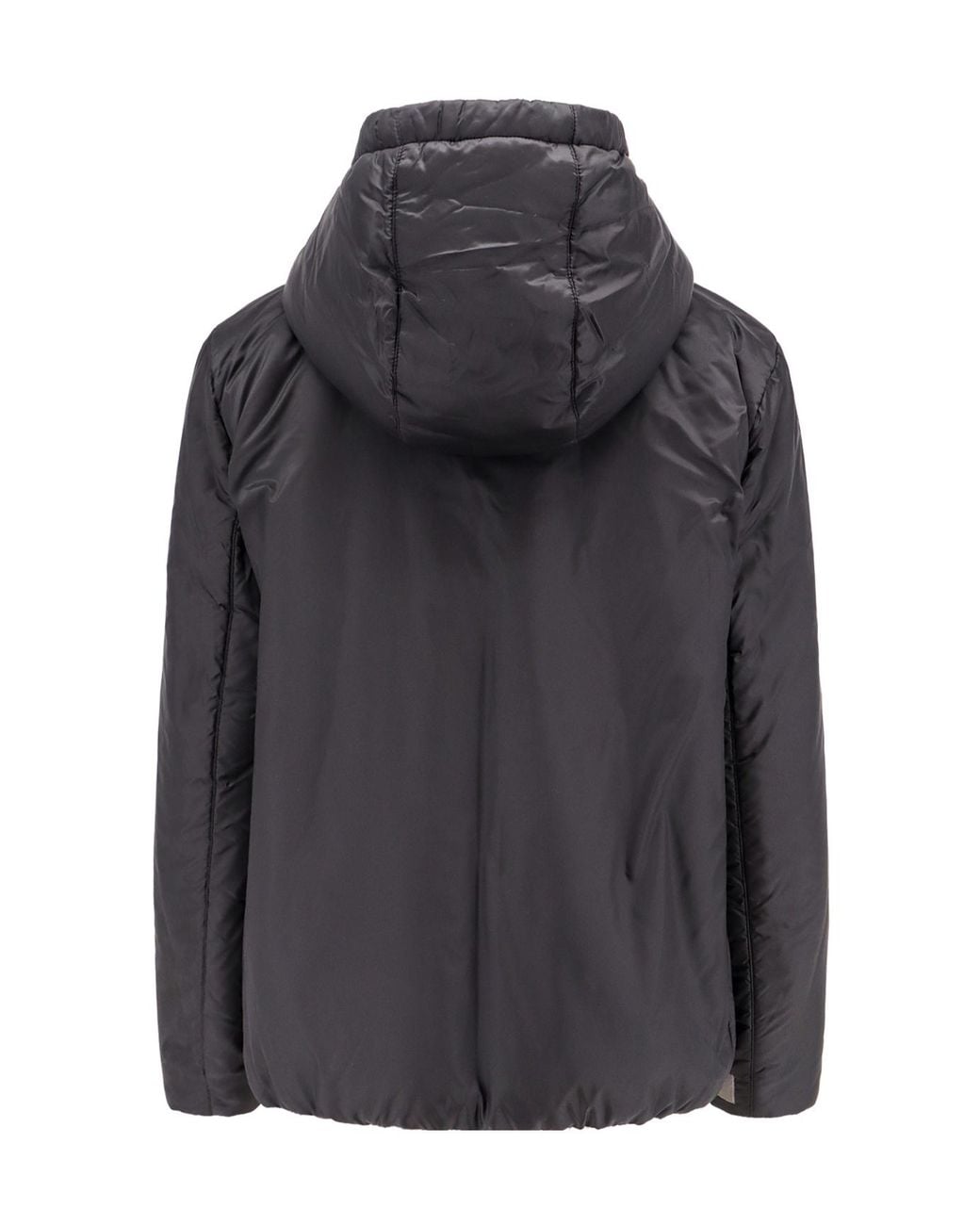 Max Mara Black The Cube Zip-Up Reversible Jacket