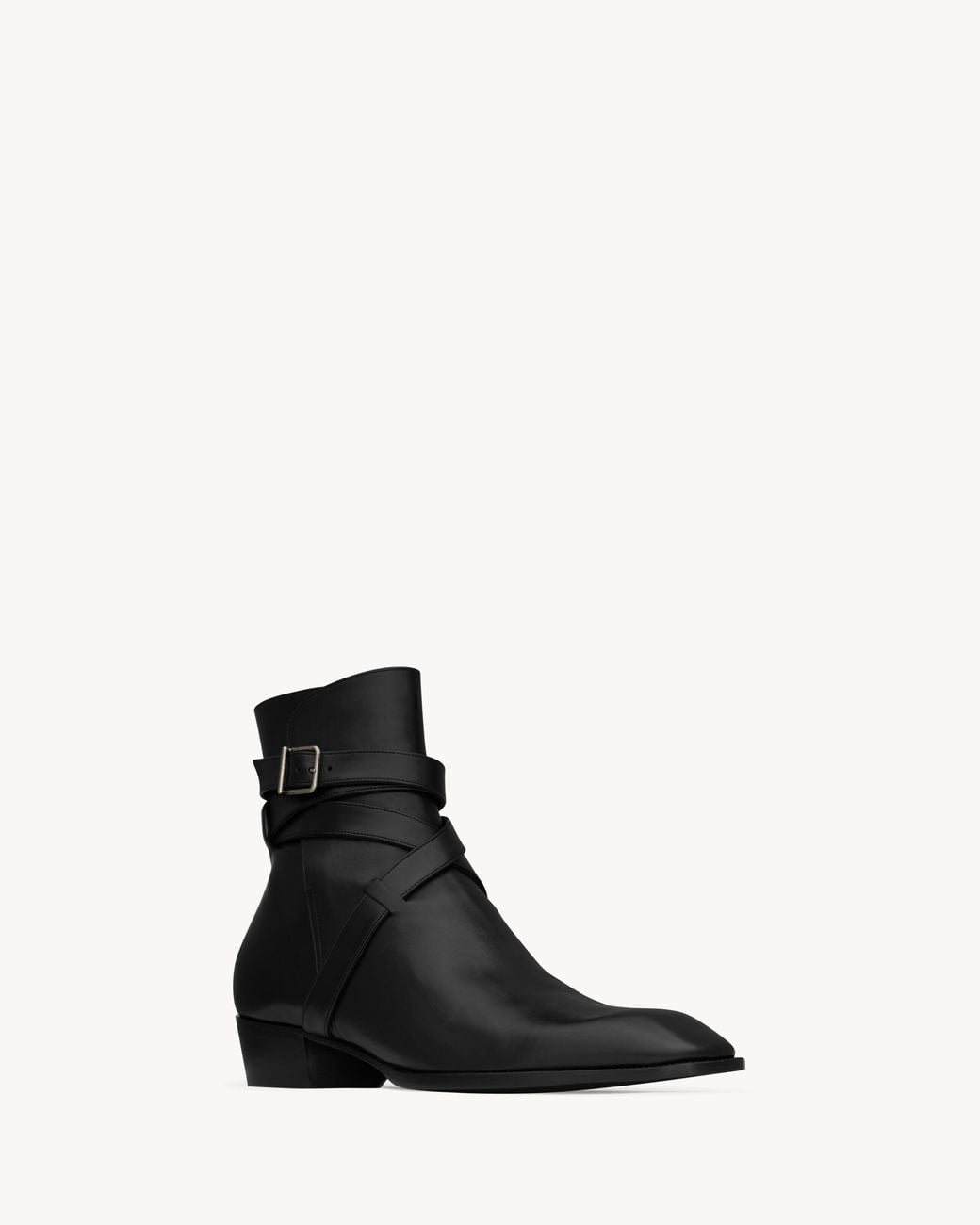 Saint Laurent Black Aurelien Jodhpur Boots for men