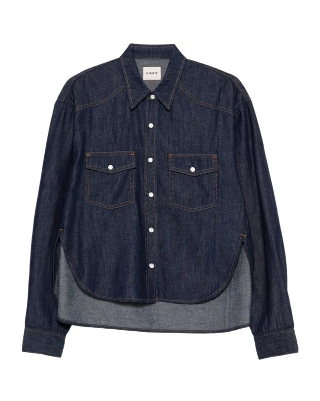 Khaite Blue Denim Shirt