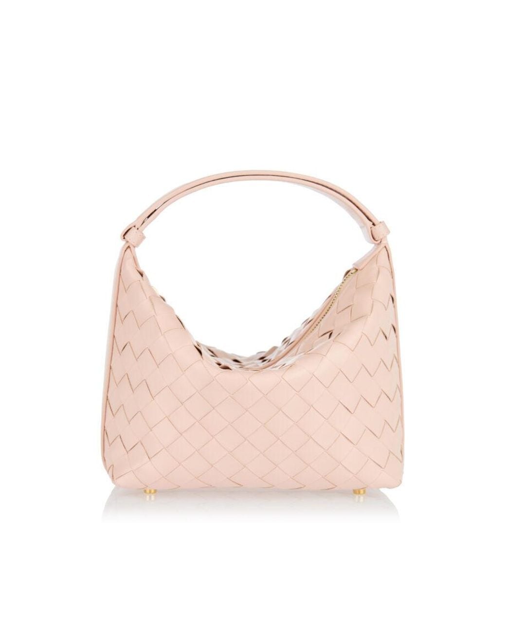 Bottega Veneta Pink Mini Wallace Shoulder Bag