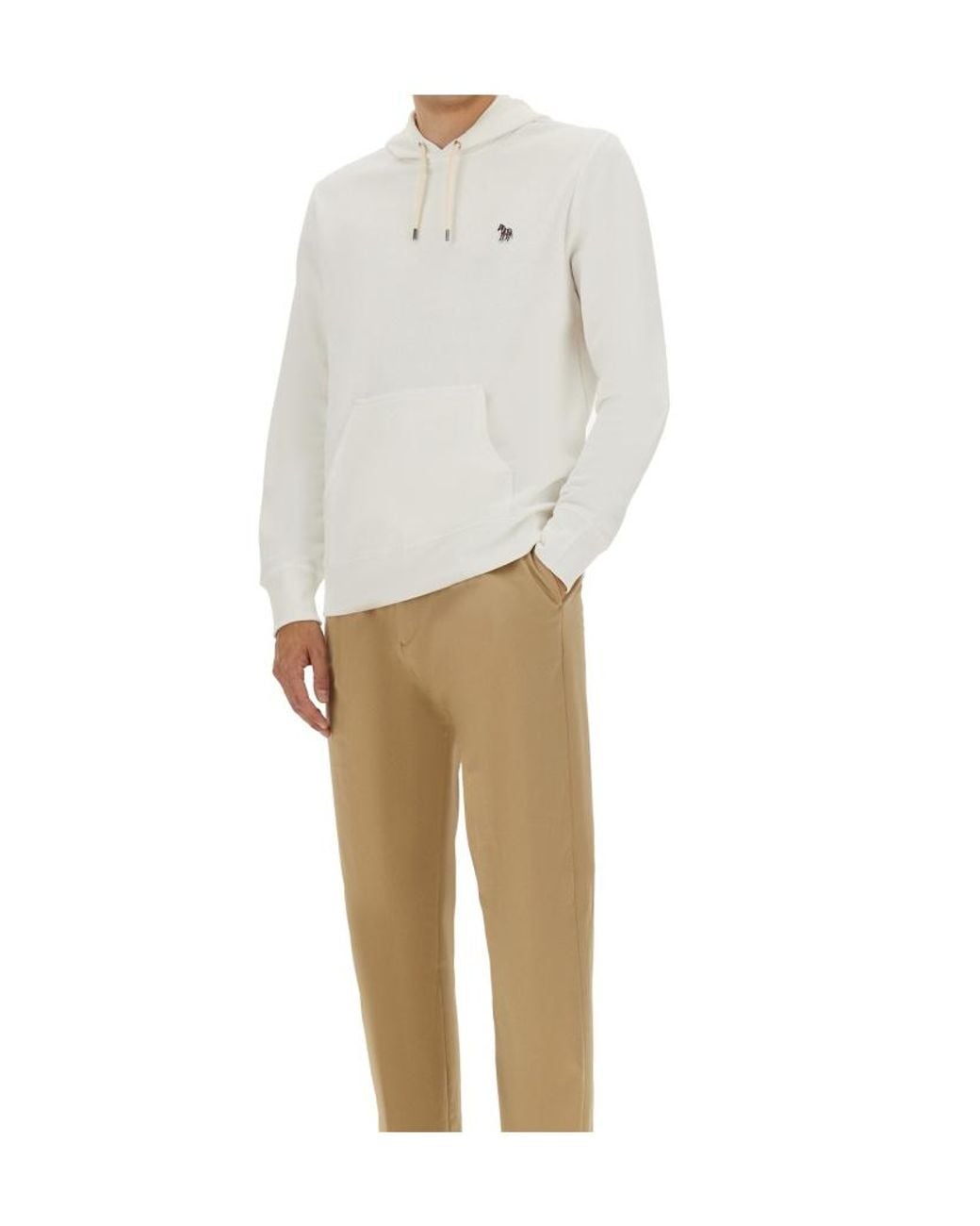Paul Smith White Ps ポールスミス ゼブラパッチ パーカー for men