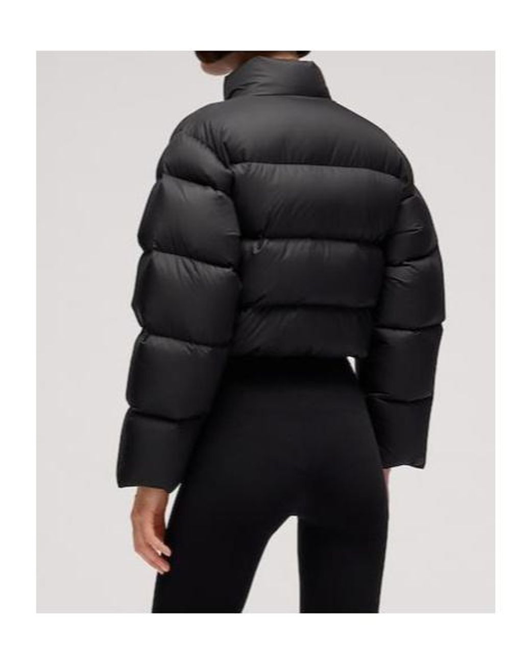 Gucci Black Padded Cropped Puffer Jacket