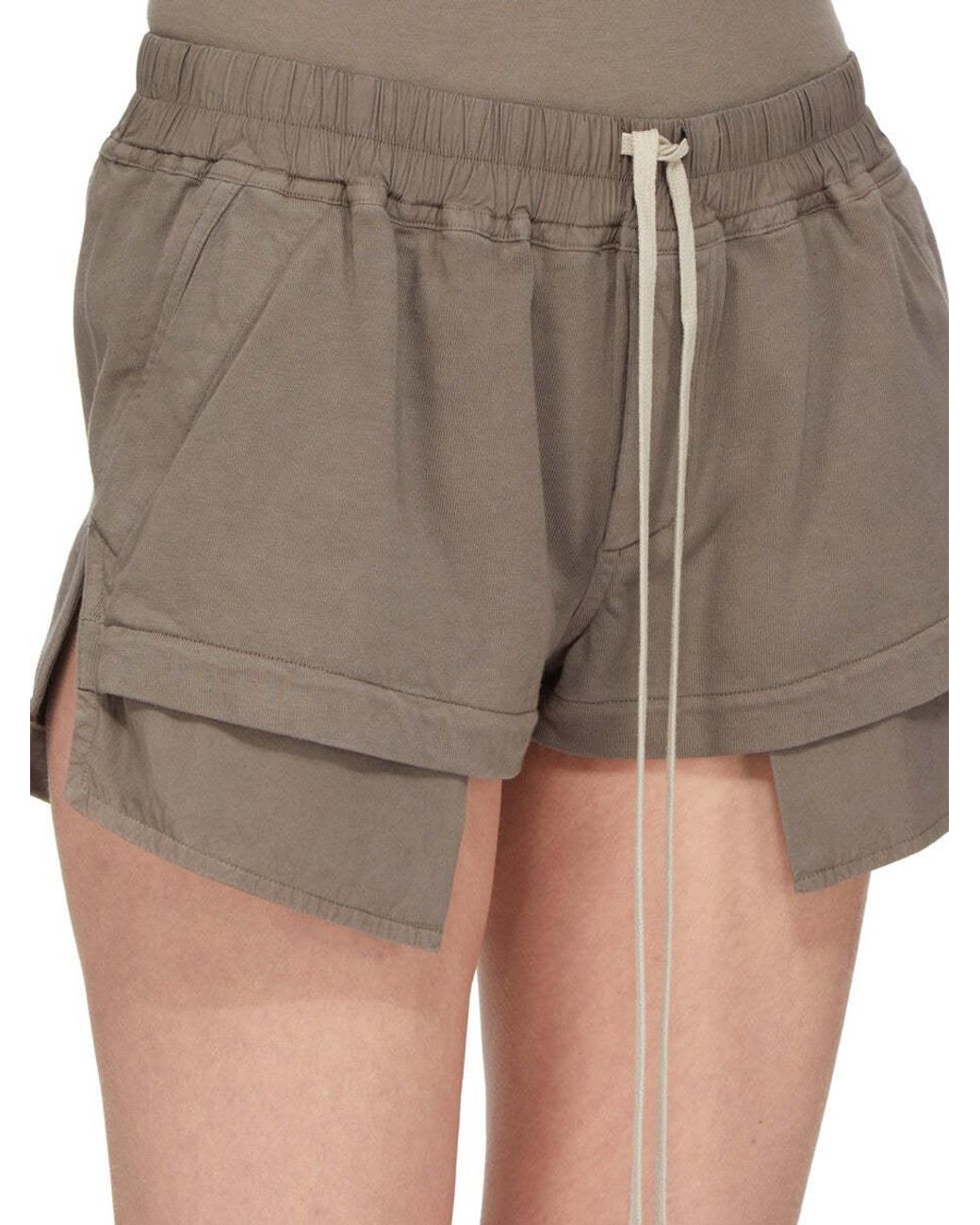 Rick Owens Gray Tower Fog Boxers Shorts