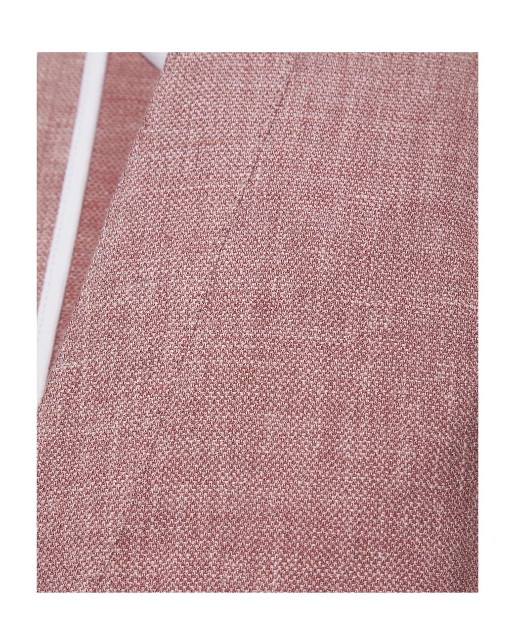 Brioni Pink Linen, Wool And Silk Jardigan for men