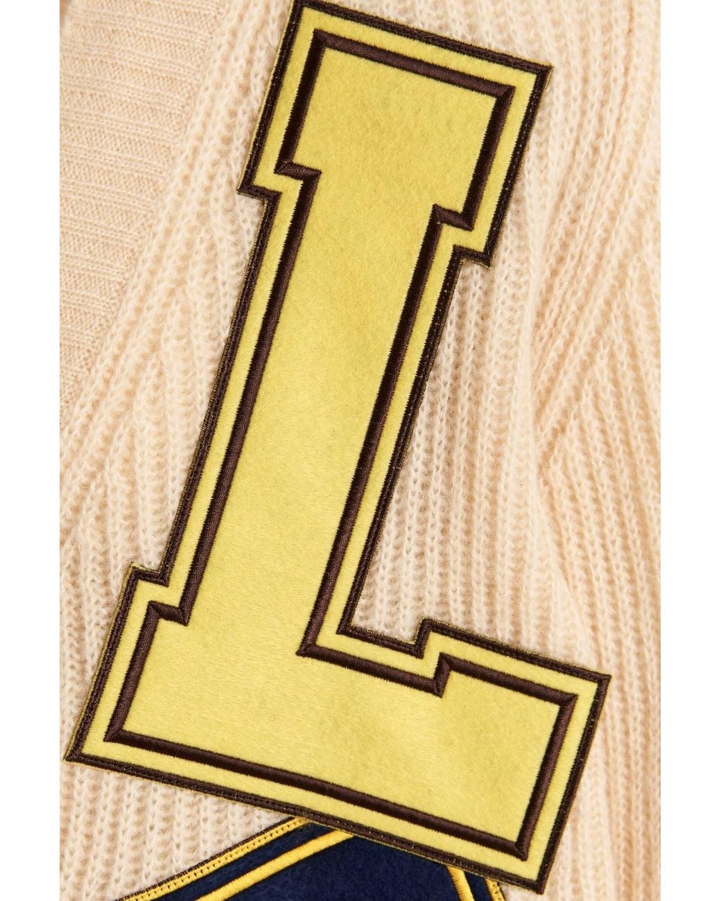 LC23 Natural V-Neck Long-Sleeved Sweater for men