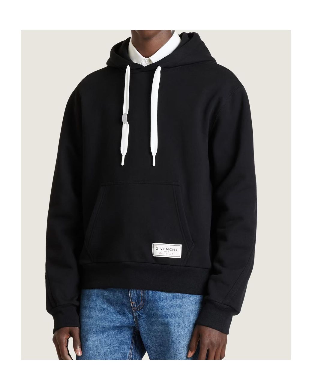 Givenchy Blue Couture Seam Hoodie for men