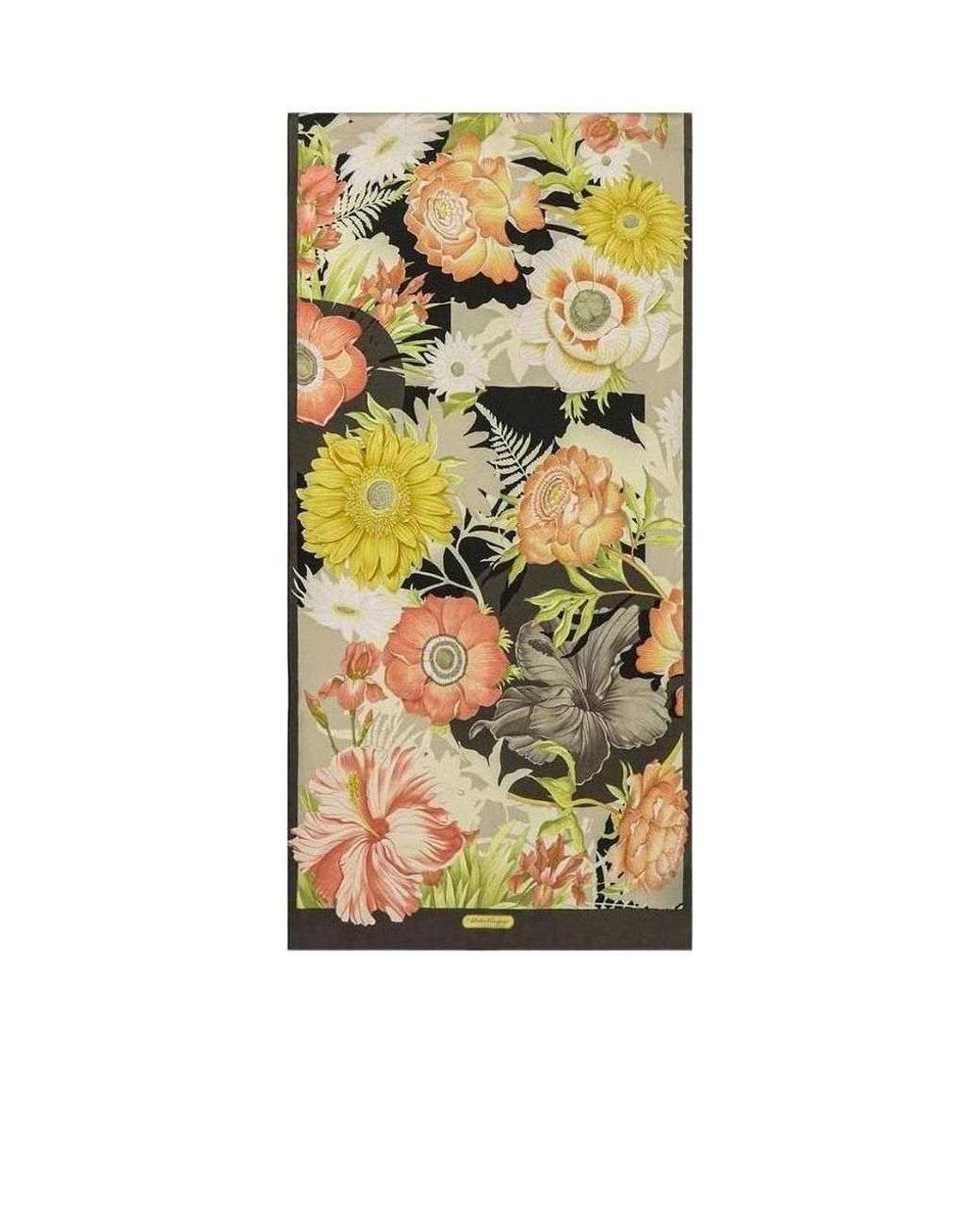Ferragamo Multicolor Printed Scarf