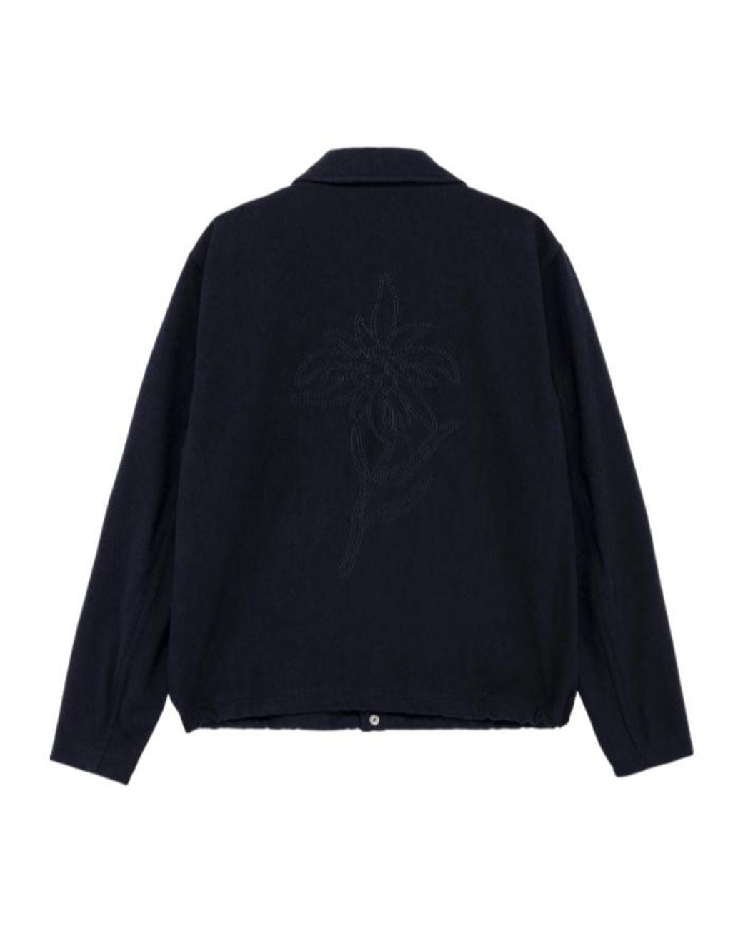 Autry Blue Zipped Logo Embroidered Hoodie for men