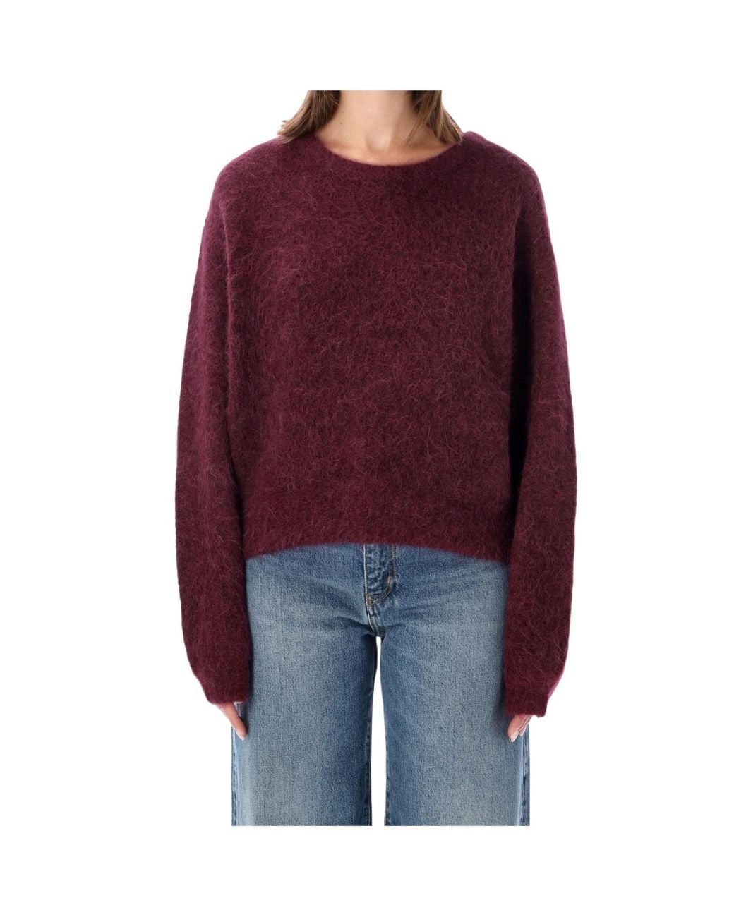 American Vintage Purple Long-Sleeved Knitwear