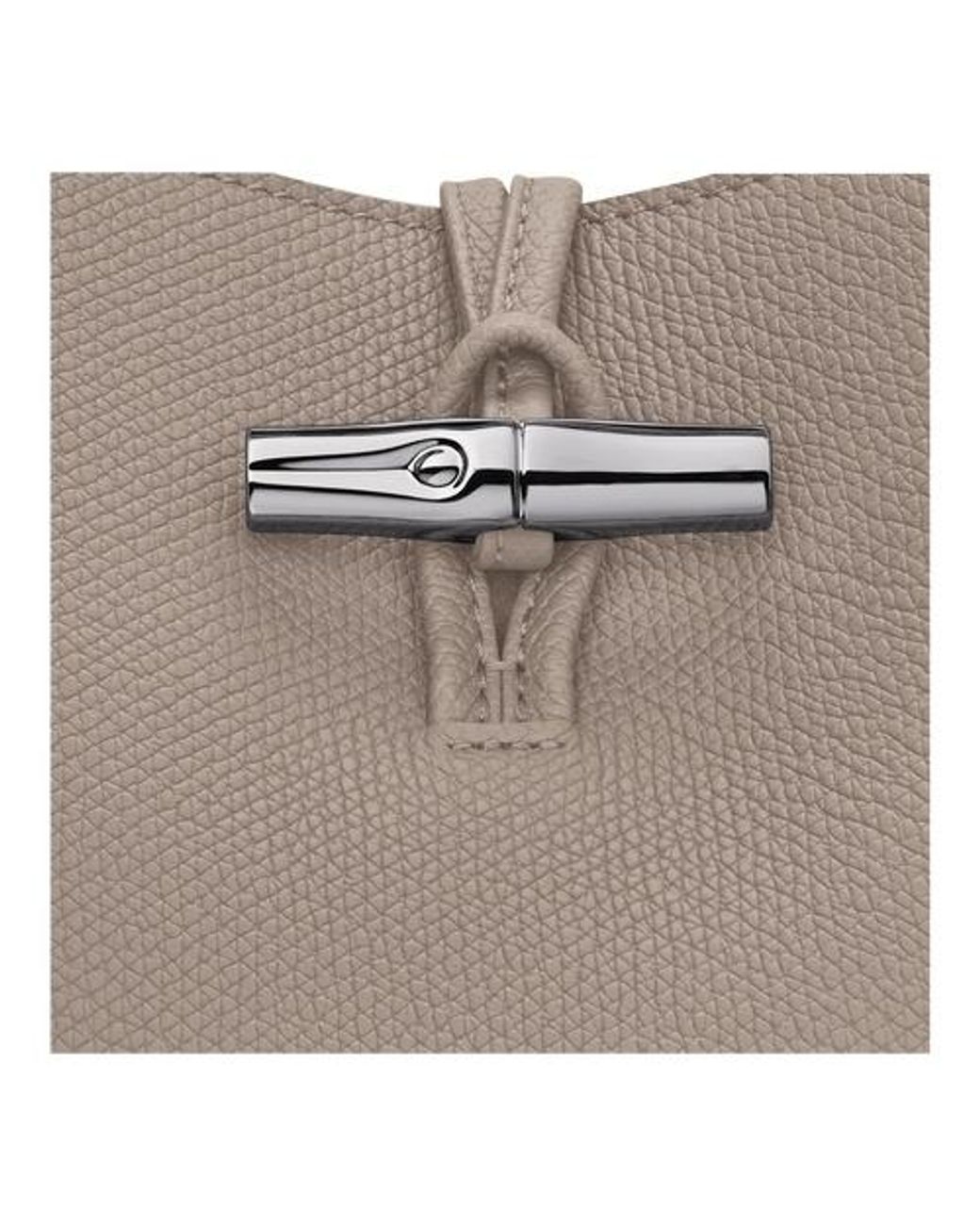 Longchamp White Le Roseau Xs Bucket Bag