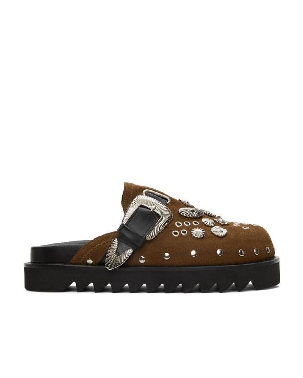 Toga Virilis Brown Tawny Logo Muller Shoes for men
