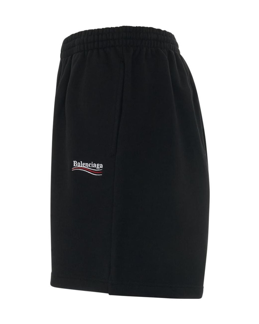 Balenciaga Political Campaign Sweat Shorts in Black for Men | Lyst