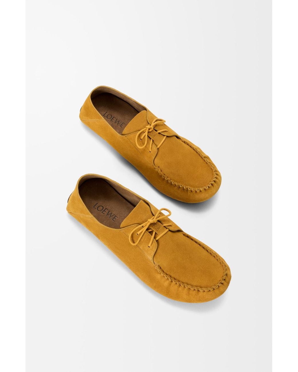 Loewe Yellow Rambla Boat Shoe for men