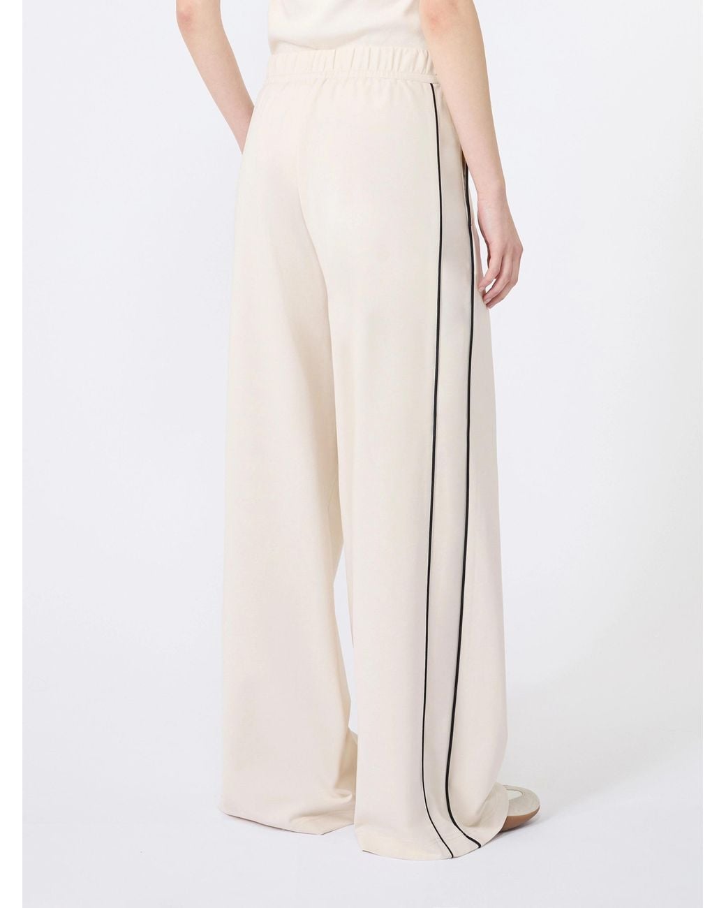 Weekend by Maxmara White Wide Leg Casual Pants