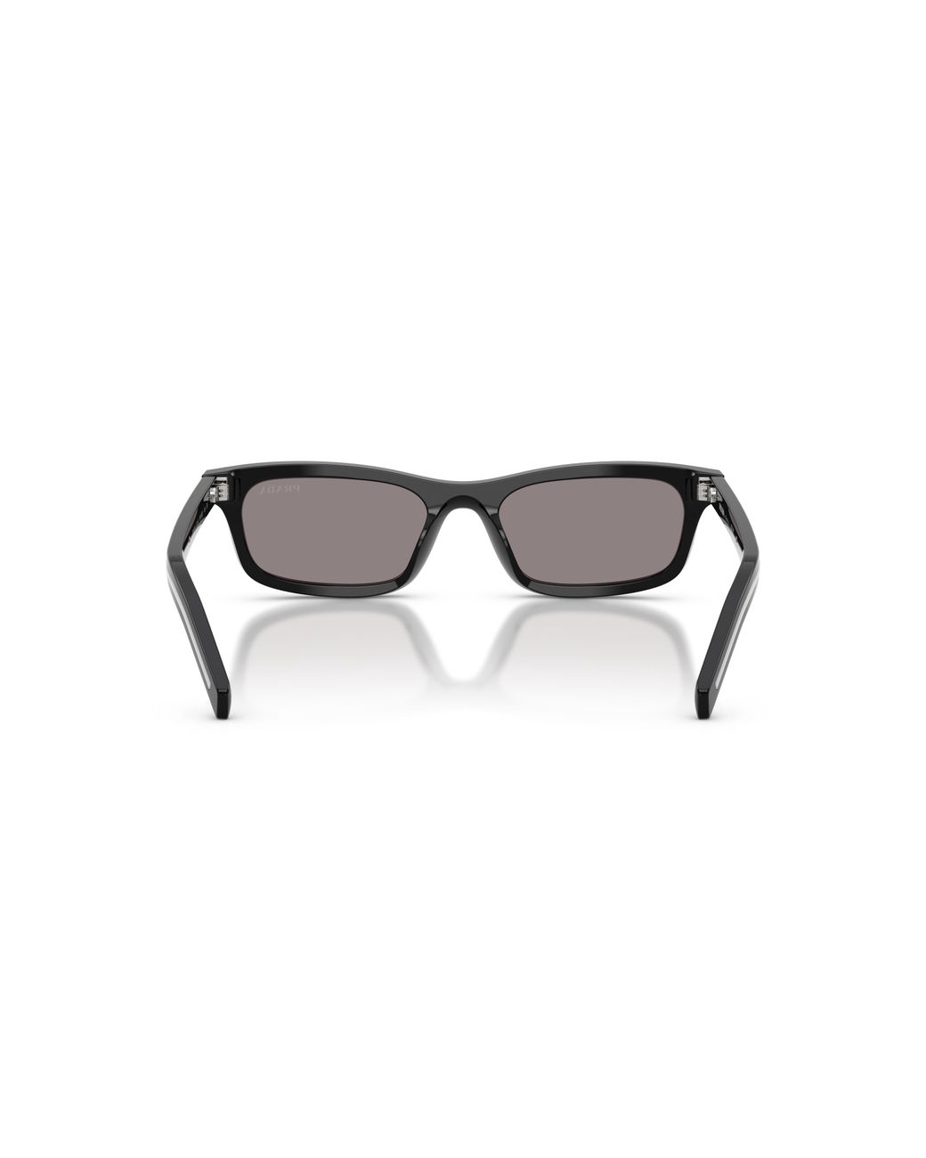 Prada White Eyewear Rectangle Frame Sunglasses