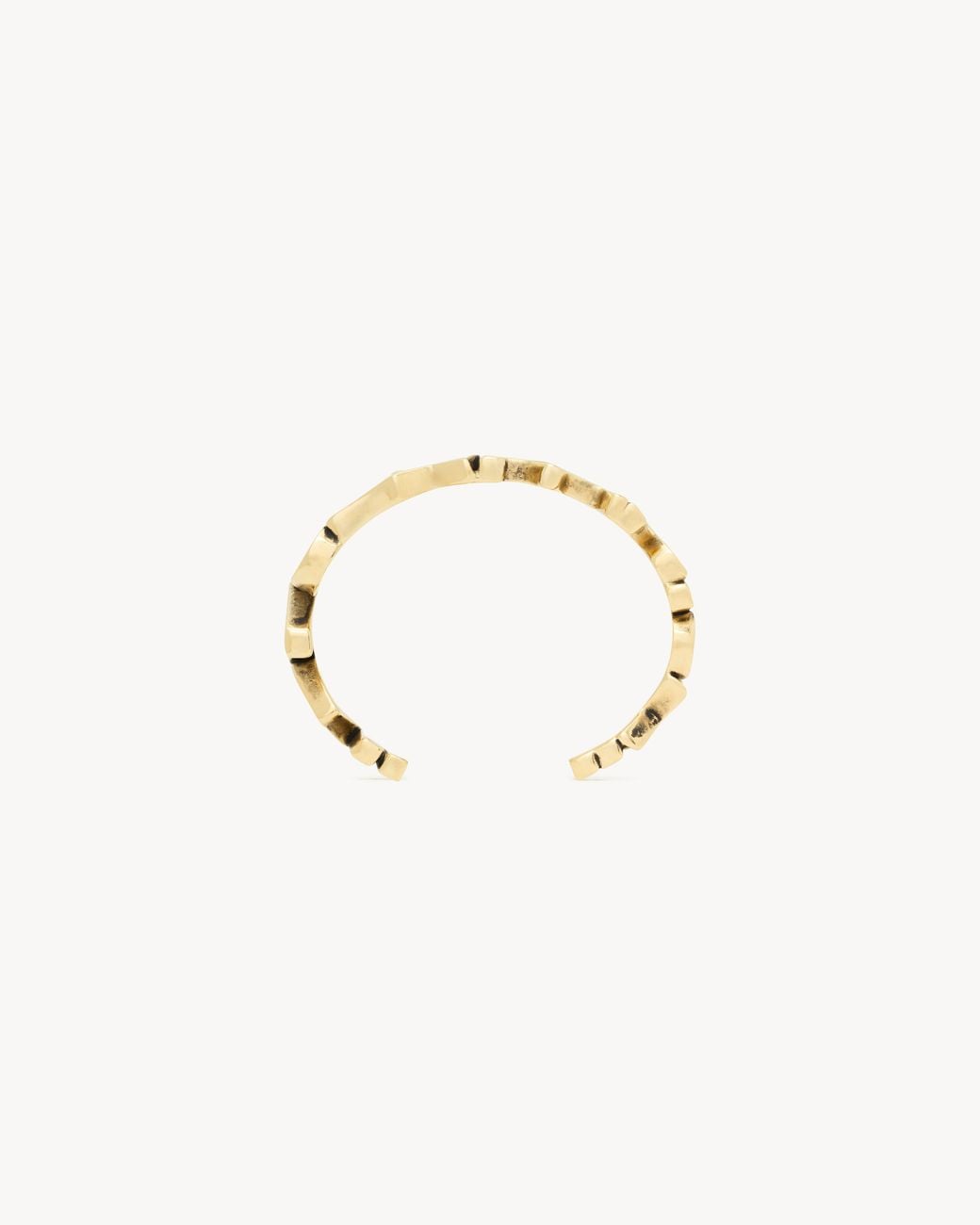 Saint Laurent Metallic Ysl Paris Cuff