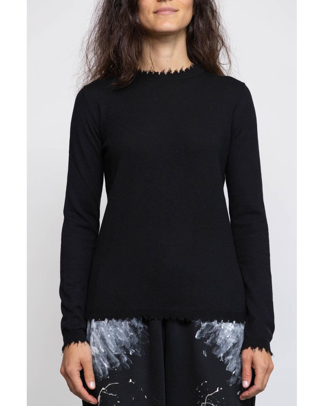 Avant Toi Blue Long-Sleeved Sweater