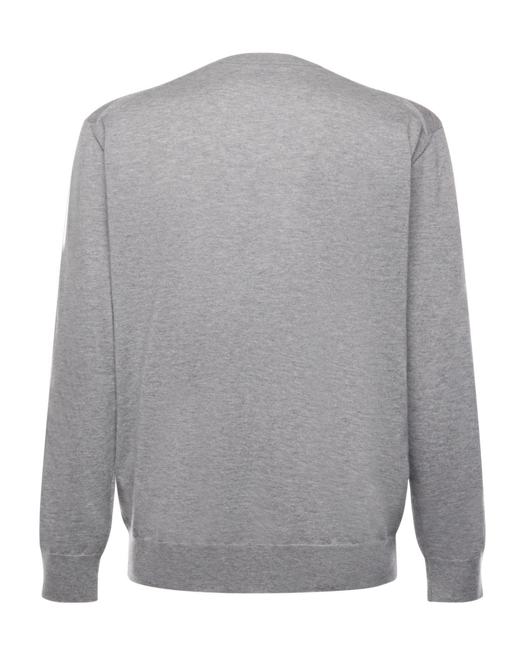 Eleventy Gray Crew Neck Knitwear for men