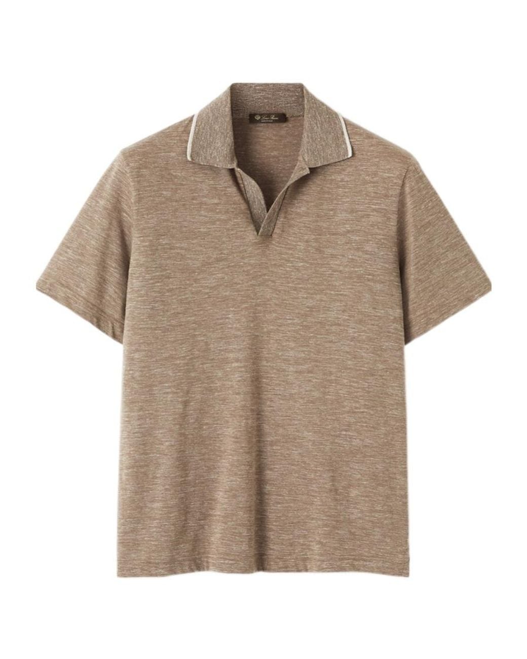 Loro Piana Natural Suraj Tal Polo Shirt for men