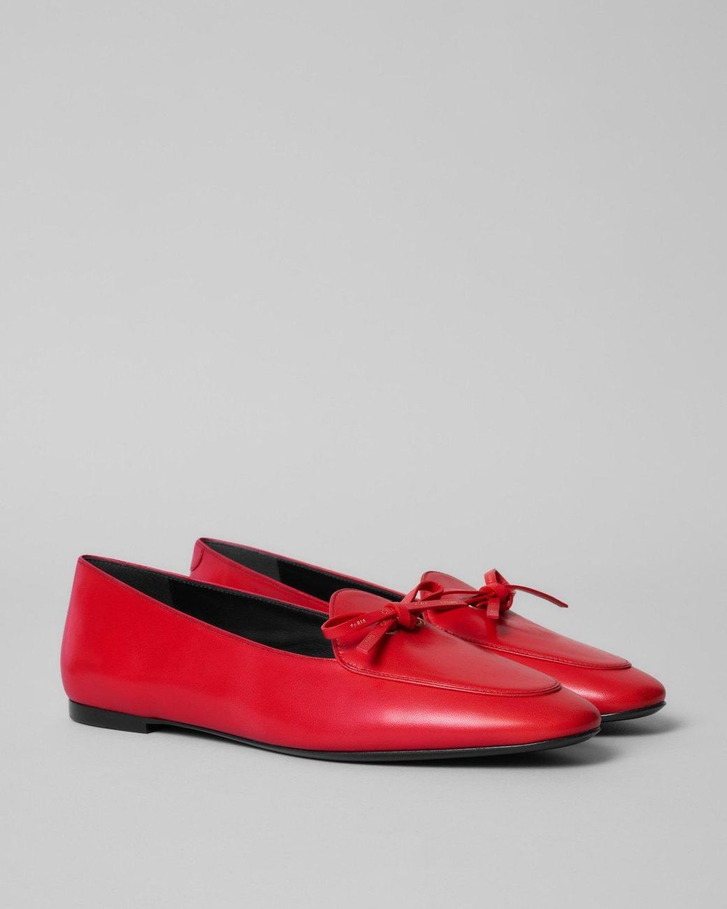 Céline Red Aura Bow Flats
