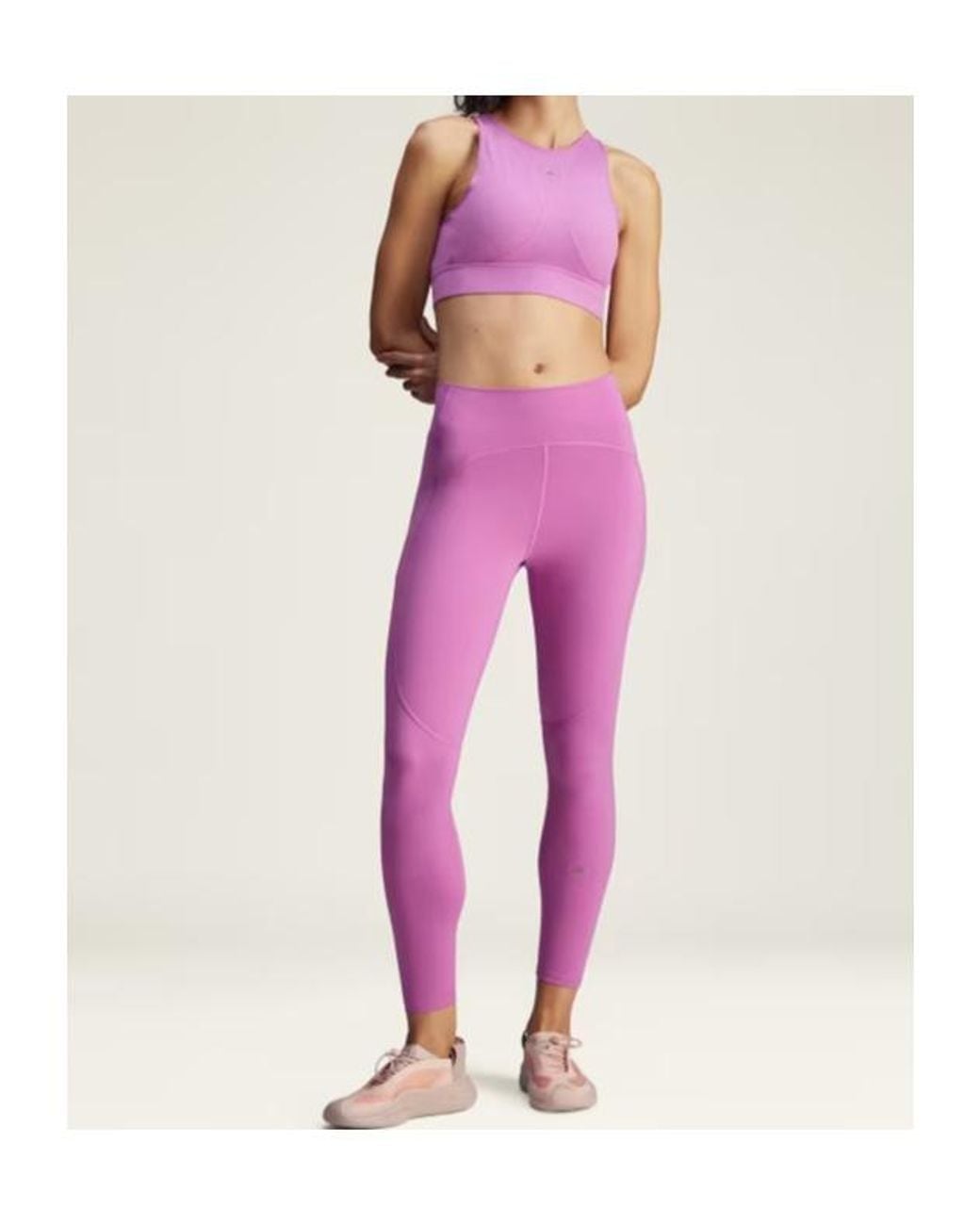 Adidas By Stella McCartney Pink Sleeveless Crop Tank Top