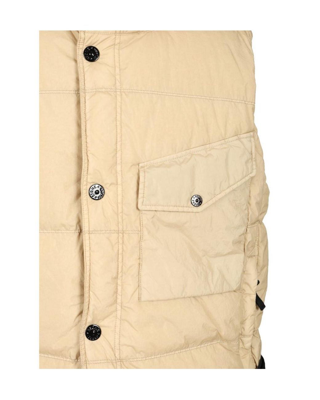 Stone Island Natural Down Vest for men