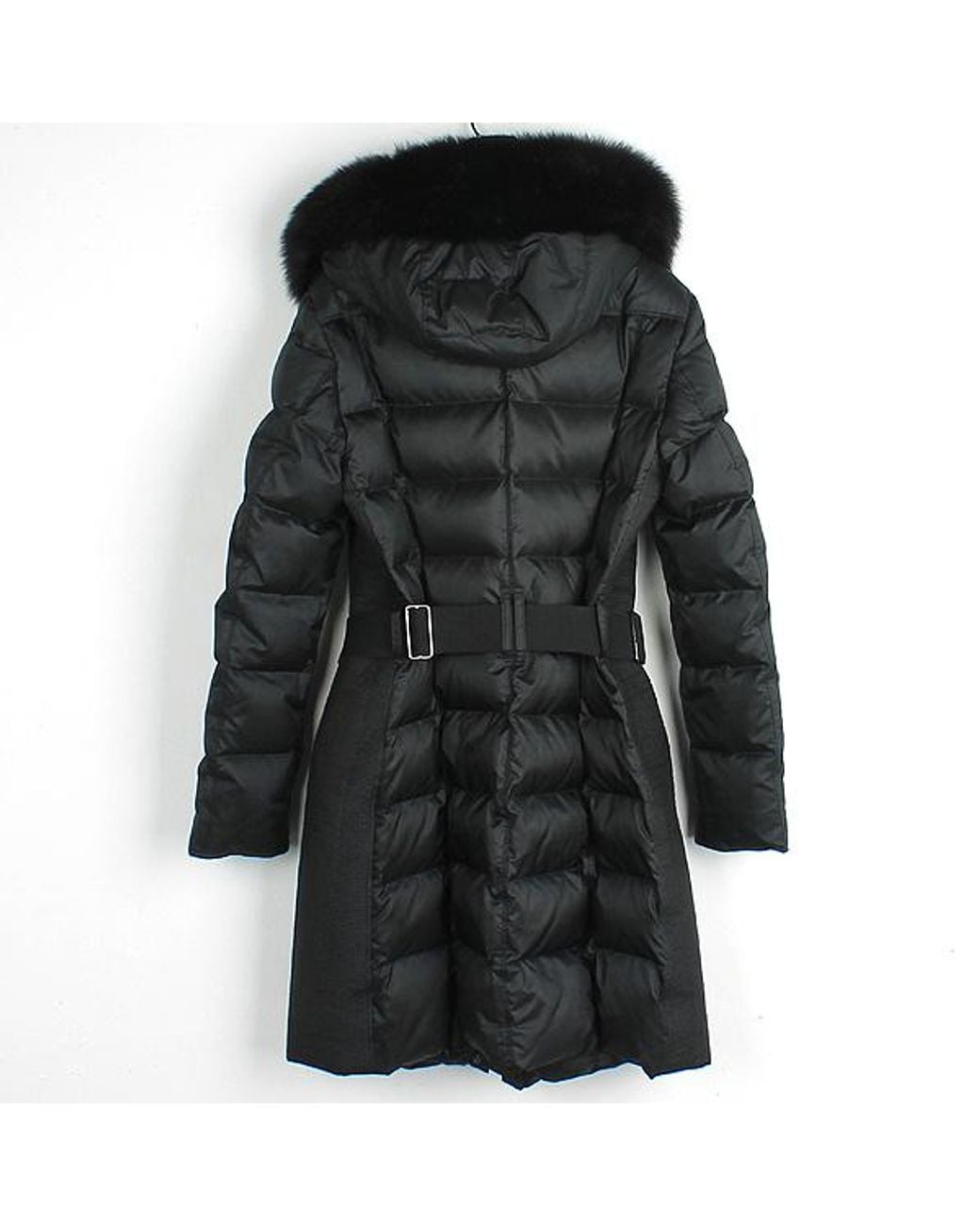 Burberry Black Long Padded Down Jacket