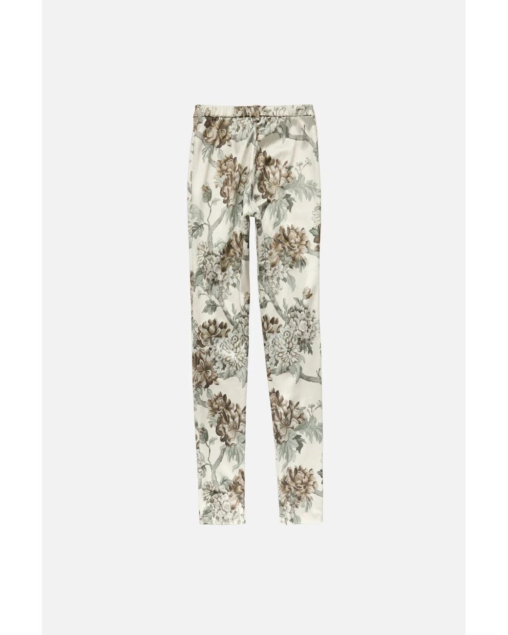 Acne Multicolor Fitted Printed Trousers