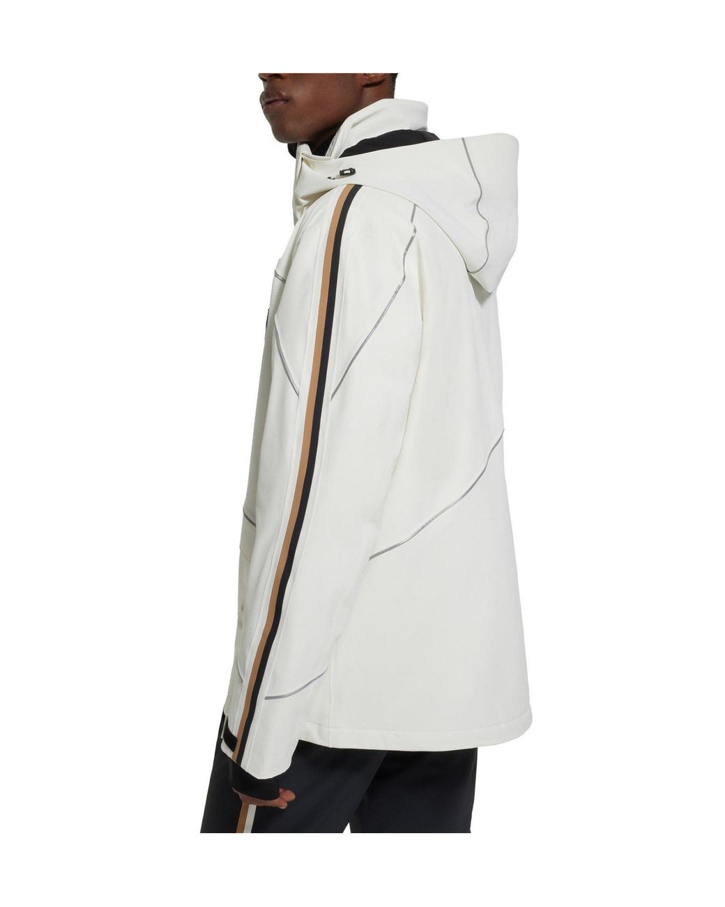 Boss White Casual Ski Jacket for men