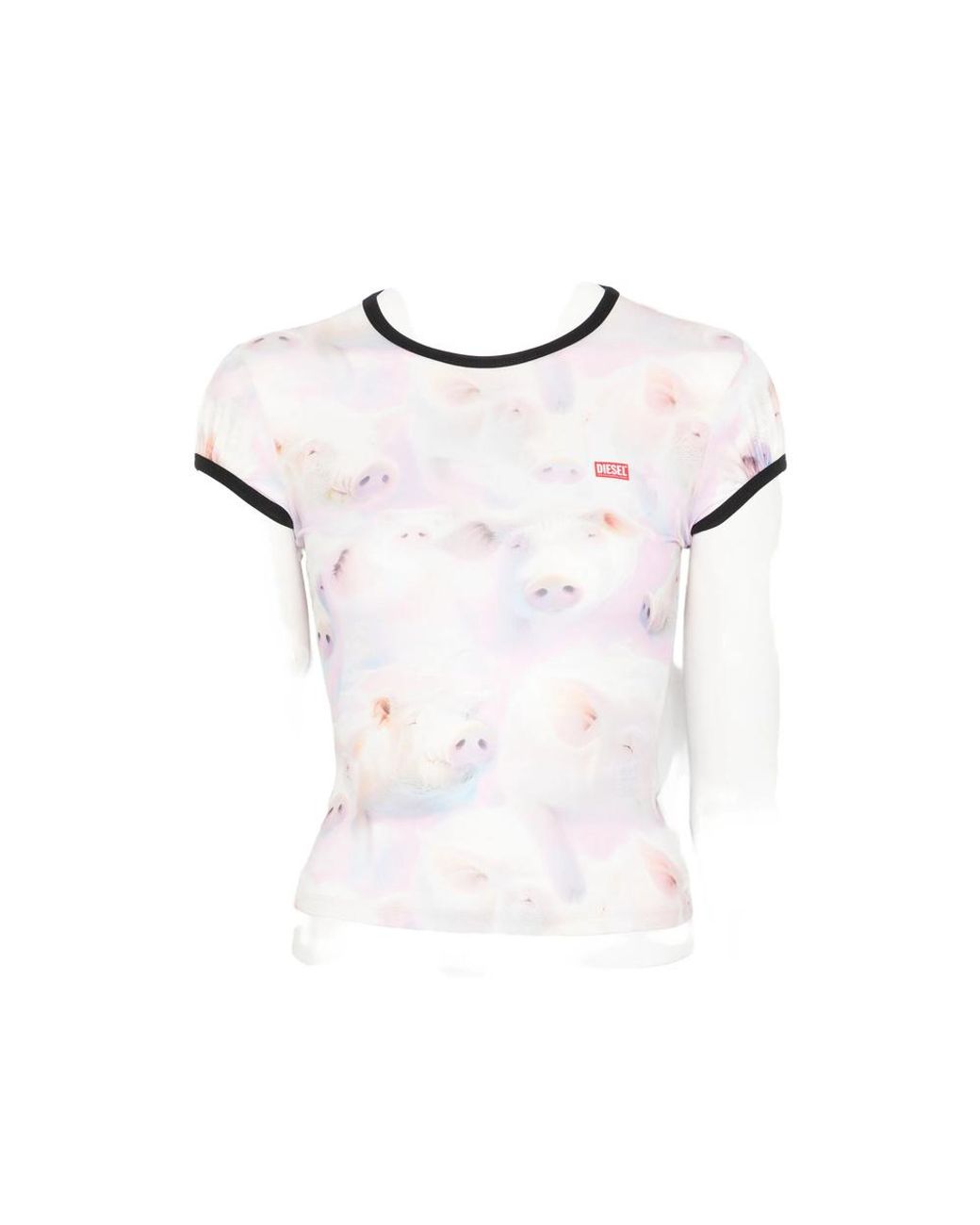 DIESEL White T-Unkyp Printed T-Shirt