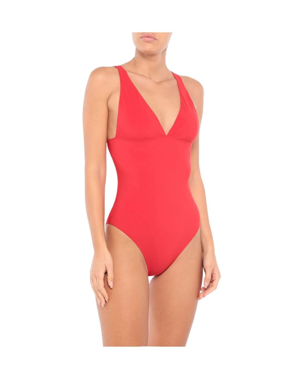 Burberry Red One-Piece Swimsuits