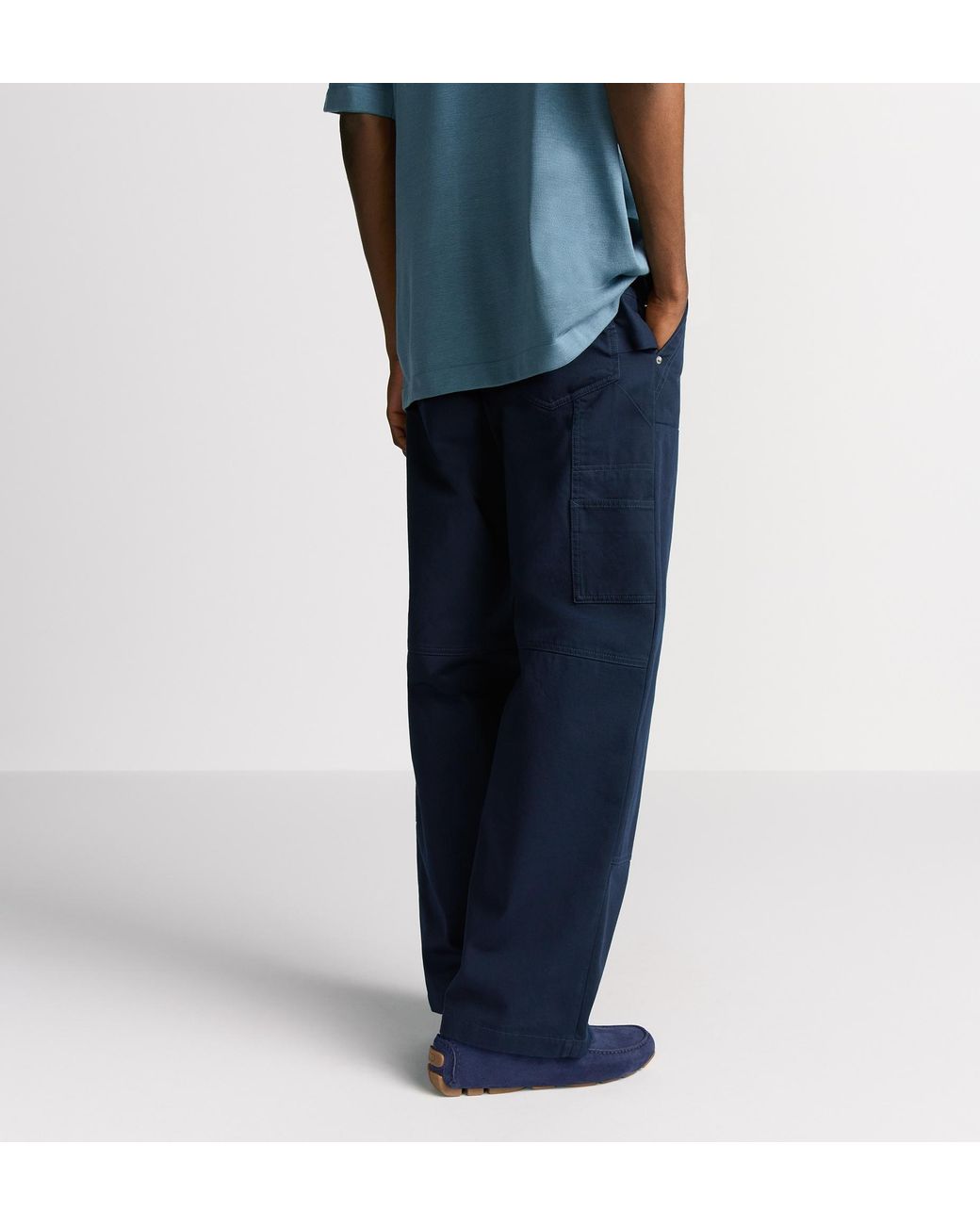 Dior Blue Cdicon Carpenter Jeans for men