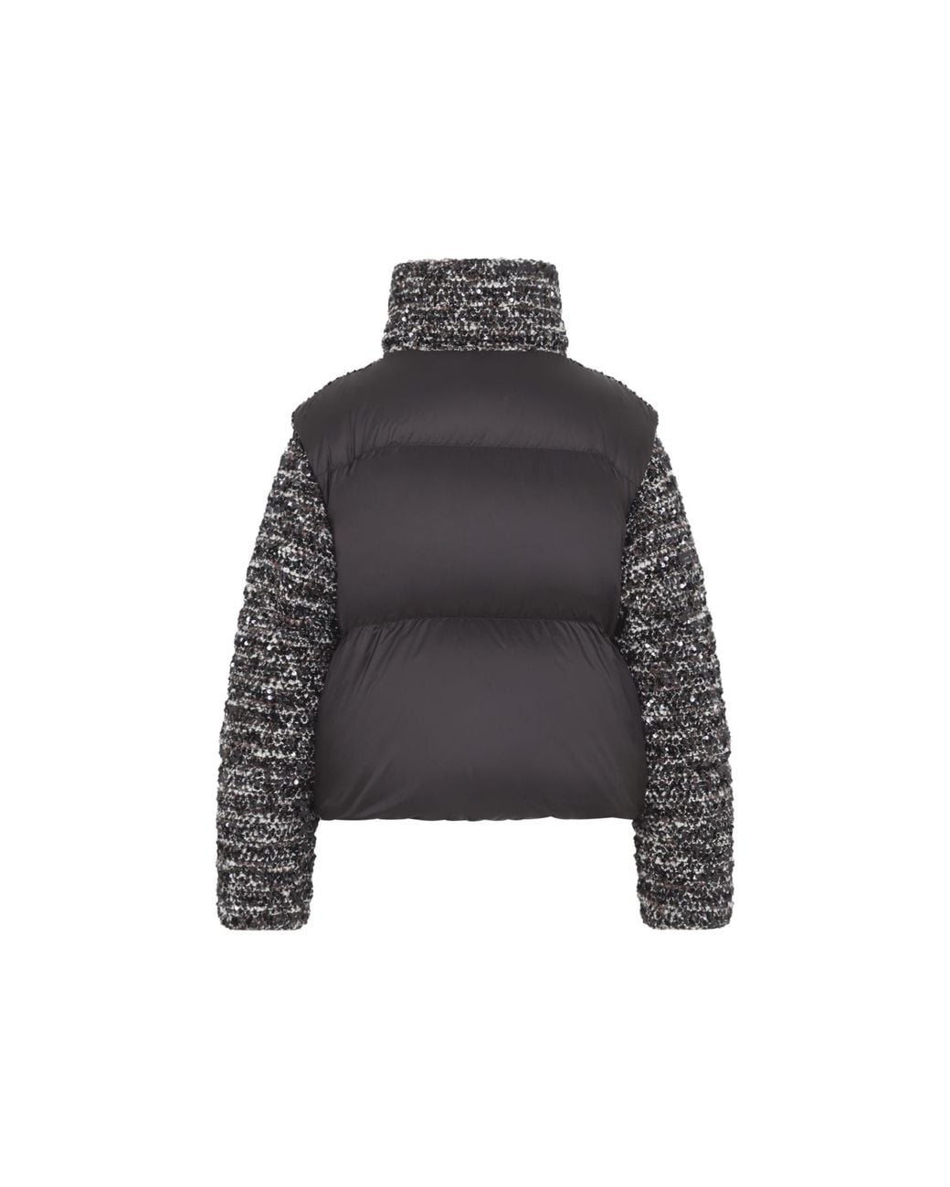 Moncler Gray Poetique Sequined Padded Jacket