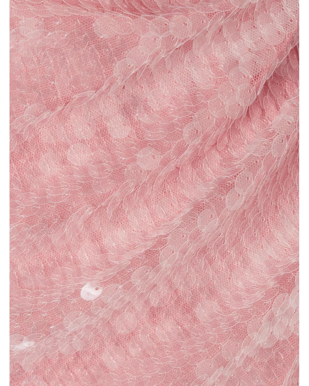 Staud Pink Sequined Mini Dress