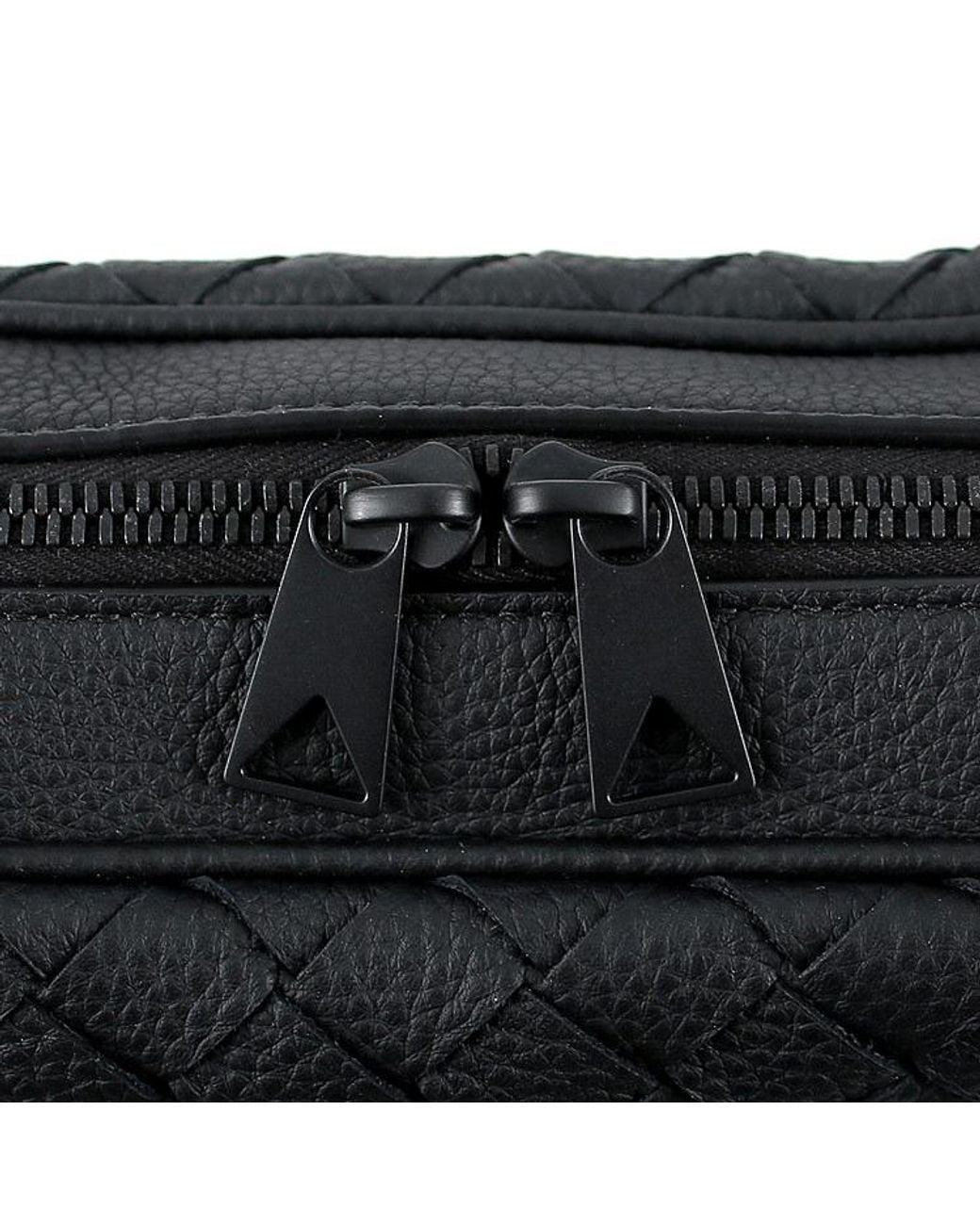 Bottega Veneta White Intreccia Small Camera Bag