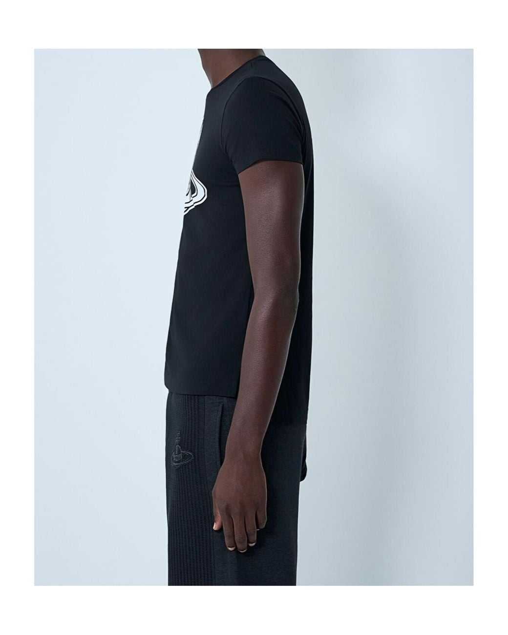 Vivienne Westwood Blue Orb-Printed Crewneck T-Shirt for men
